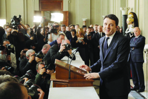 ++ Governo: Napolitano conferisce incarico a Renzi ++
