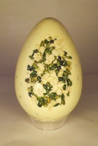 Uovo Bianco Pistacchio e Mandorle salato